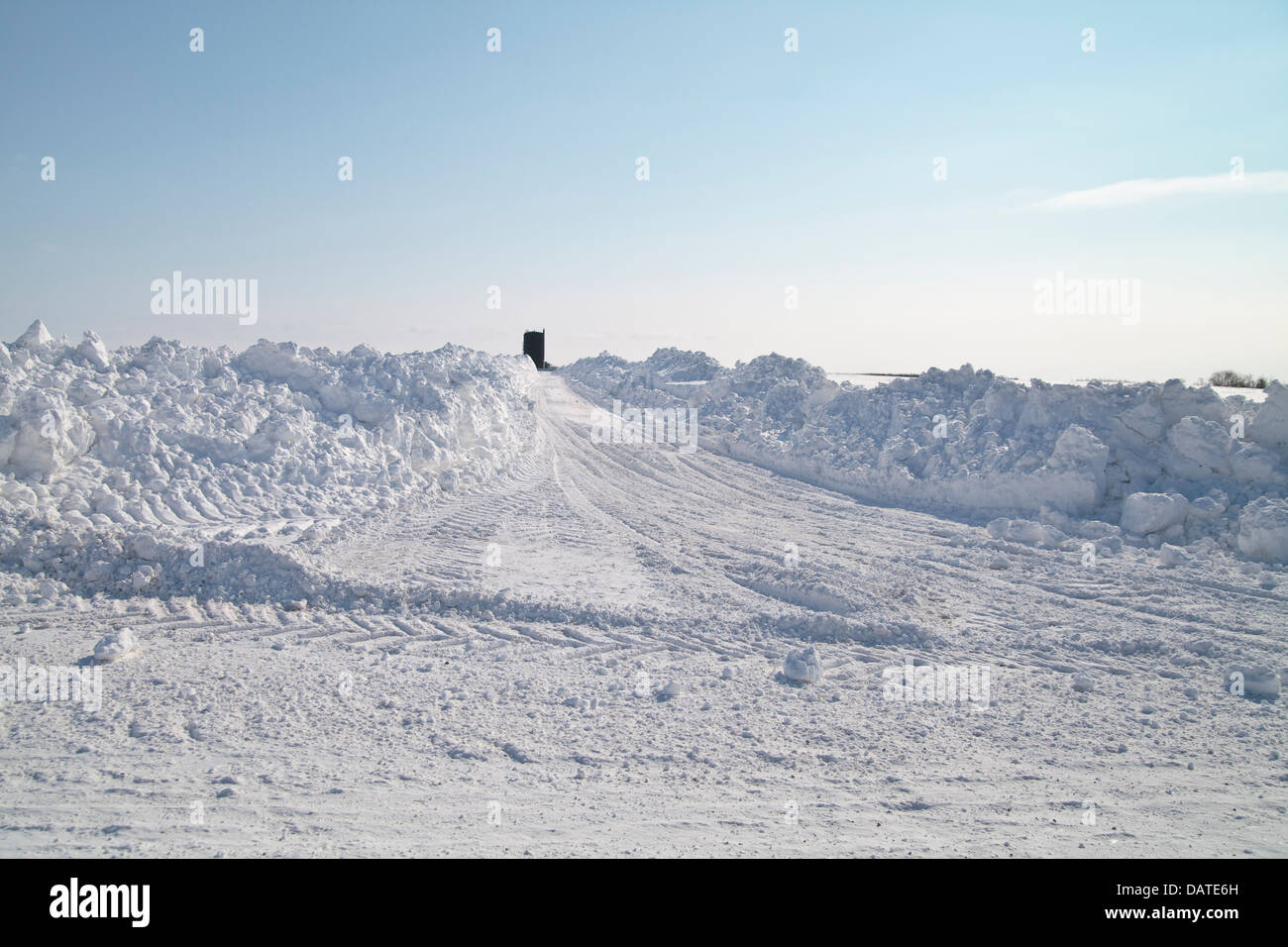 L'hiver en Saskatchewan Banque D'Images