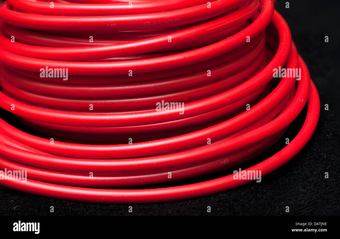 Le fil rouge Banque D'Images