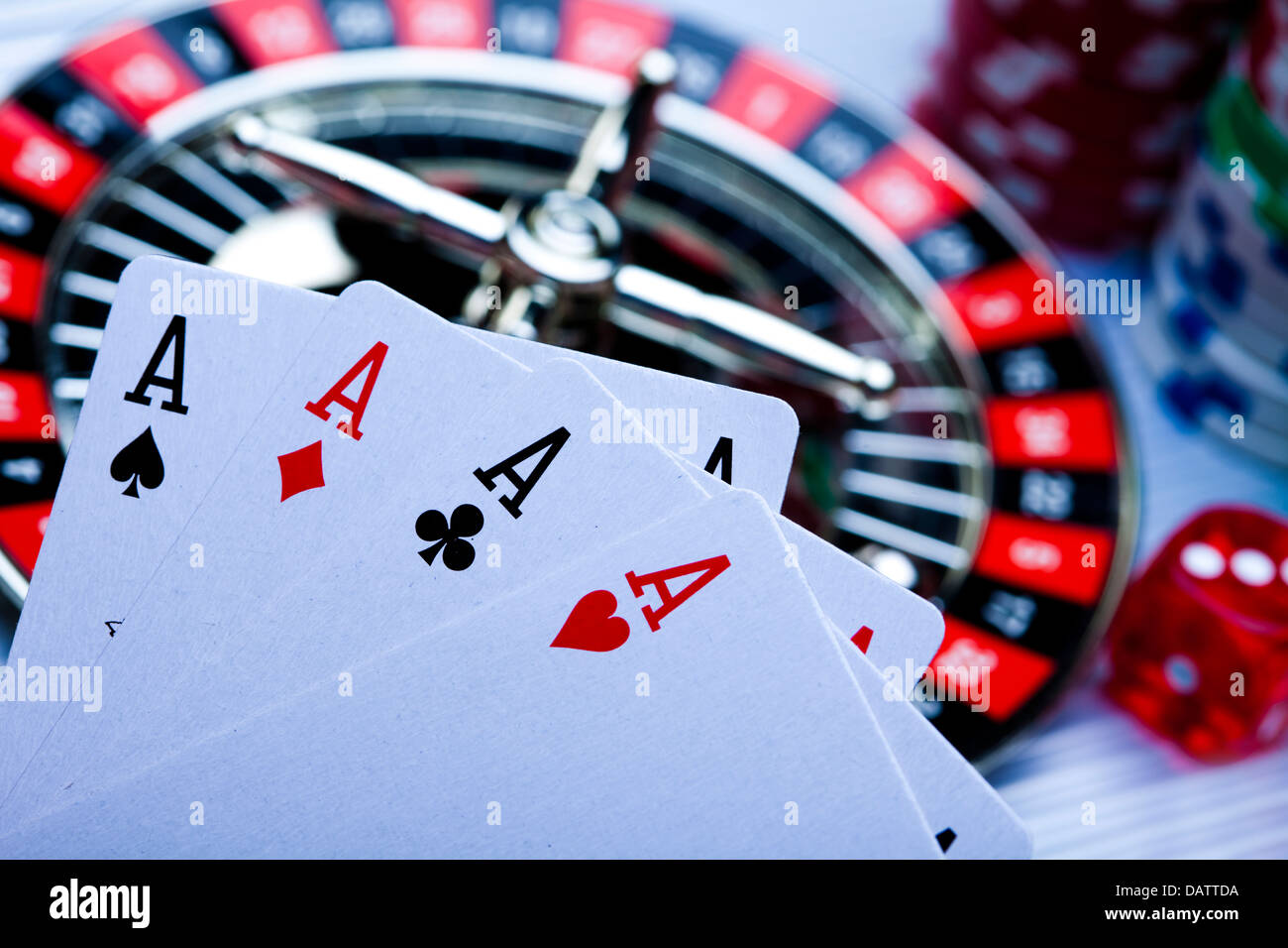 Roulette de casino Banque D'Images