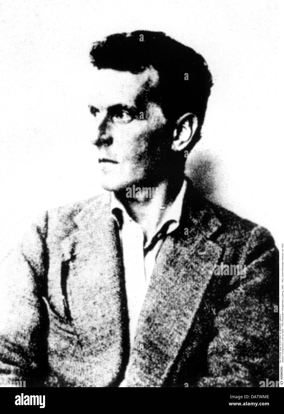 Wittgenstein, Ludwig, 26.4.1889 - 29.4.1951, philosophe autrichien, portrait, vers 1933, Banque D'Images