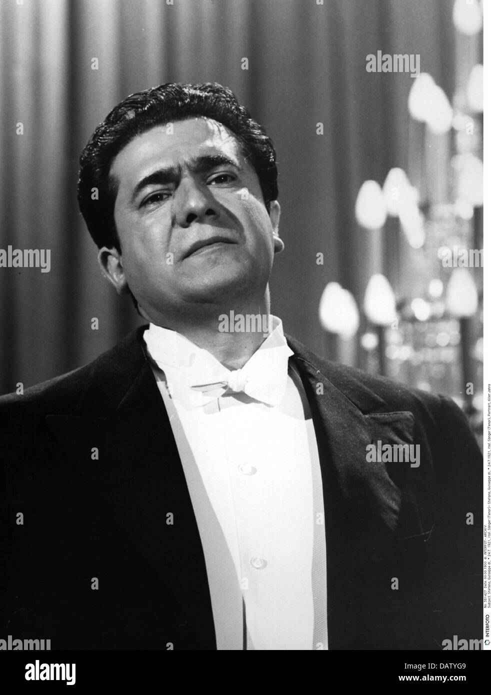 Stefano, Giuseppe Di, 24.7.1921 - 3.3.2008, chanteur italien (ténor opérique), portrait, 1960, Banque D'Images