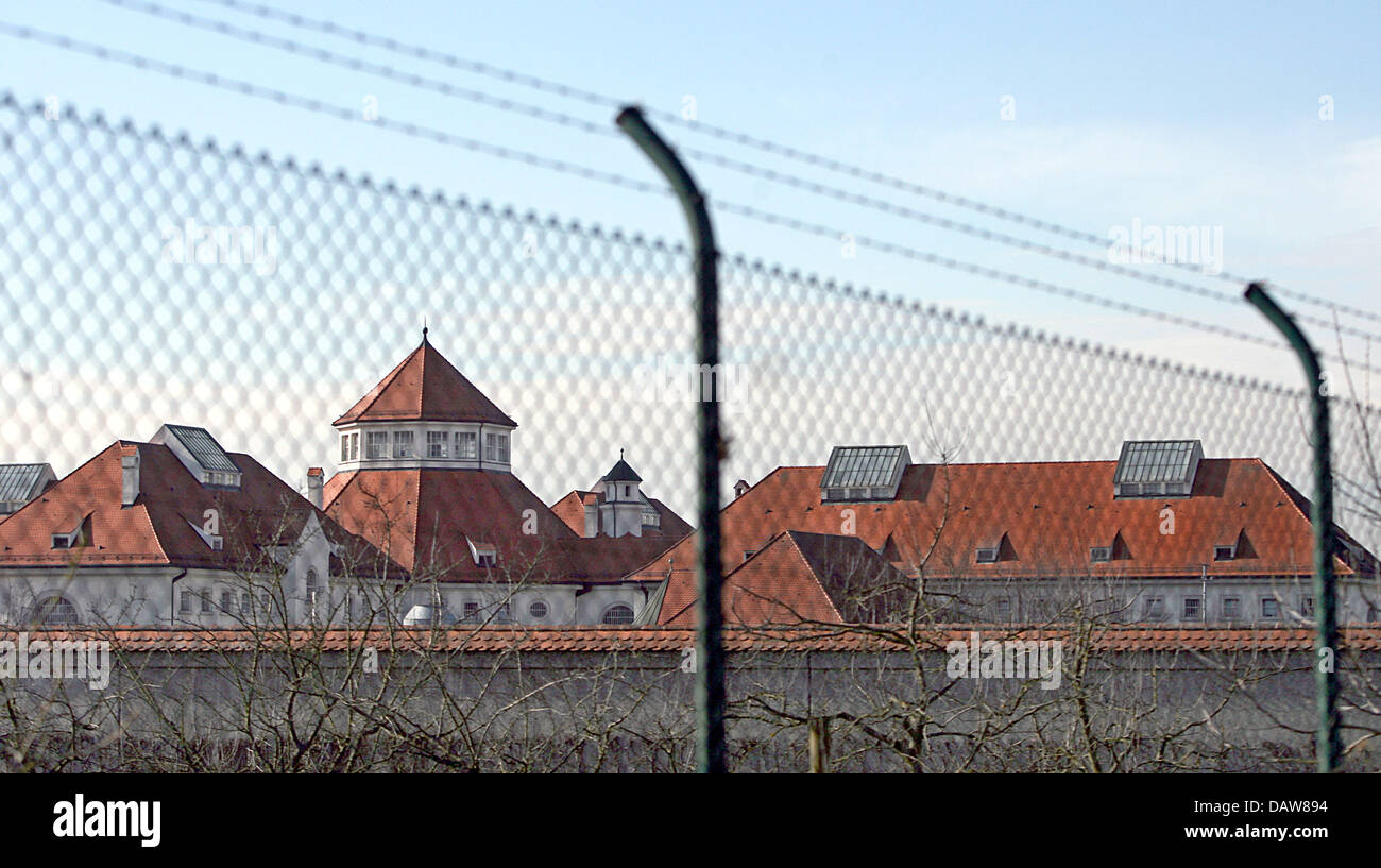 Avis sur l'établissement correctionnel Aichach, Allemagne, 6 mars 2007. Ex-RAF (Fraction armée rouge) Brigitte Mohnhaupt terroriste est détenu à Aichach et d'être libéré le 27 mars. Photo : Karl-Josef Opim Banque D'Images