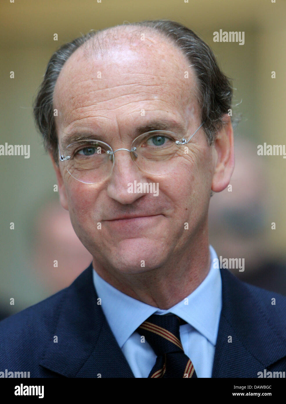 Alessandro Banchi, porte-parole de Boehringer Ingelheim, illustrée à Ingelheim, Allemagne, le vendredi, 23 mars 2007. Photo : Arne Dedert Banque D'Images