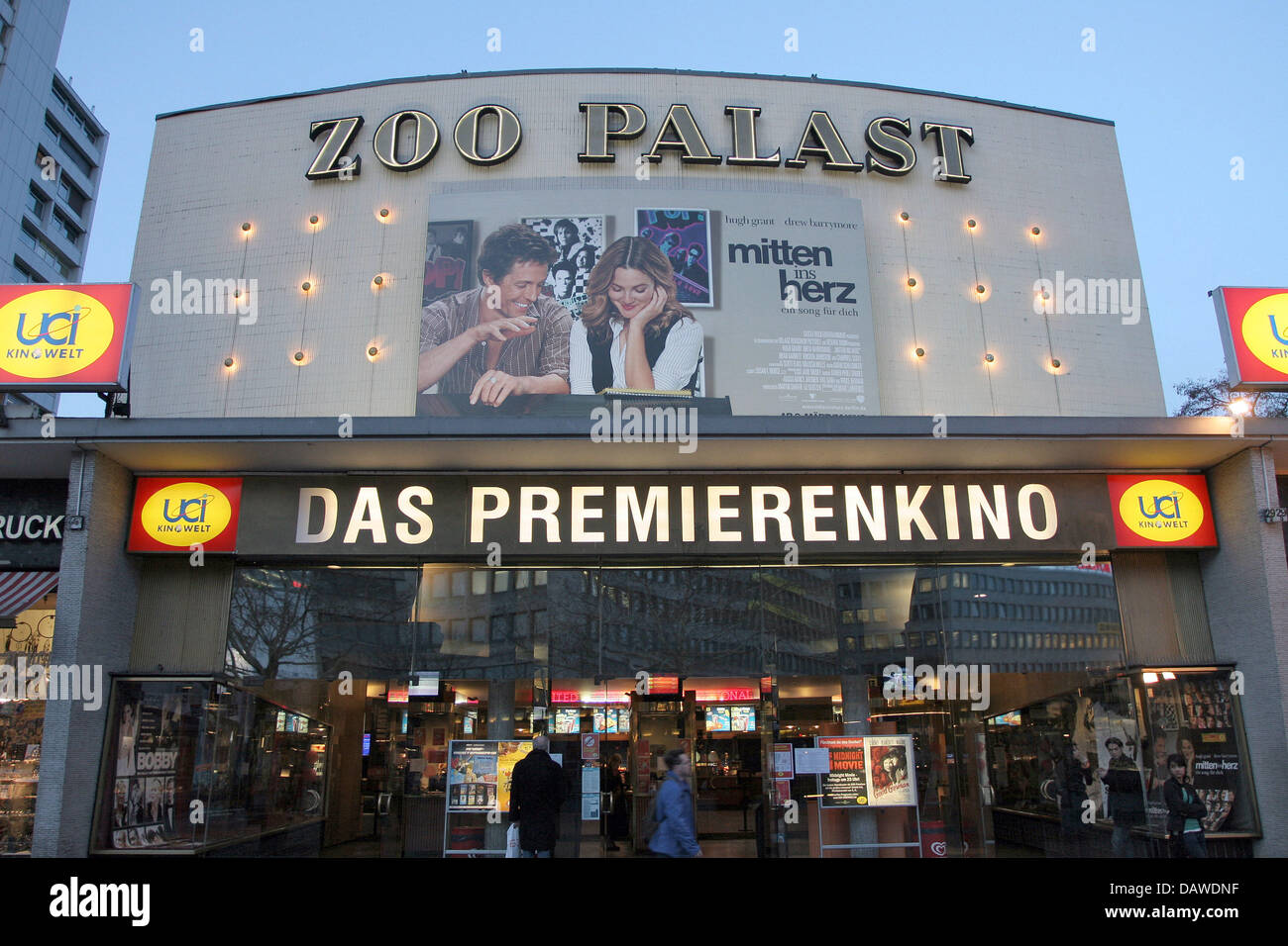 La photo montre le Zoo Palast cinéma, un cinéma où la plupart des premières allemandes sont lancés, à Berlin, Allemagne, 06 mars 2007. Photo : Heiko Wolfraum Banque D'Images