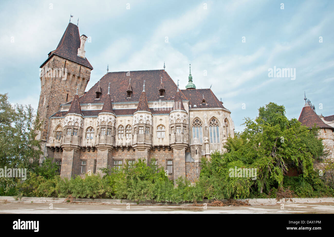 BUDAPEST - 22 SEPTEMBRE : le château de Vajdahunyad. Banque D'Images