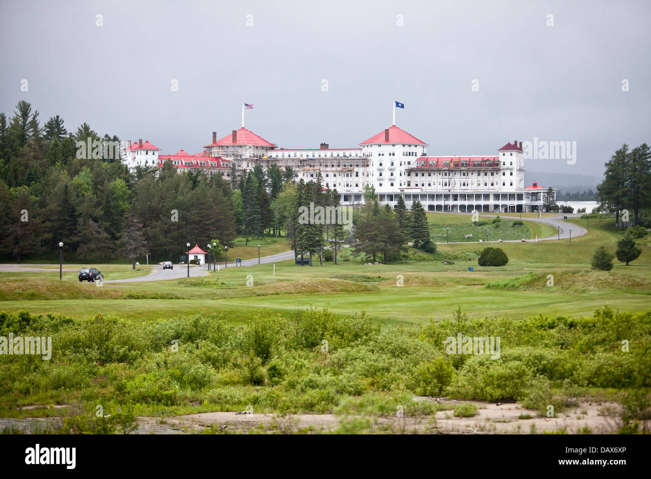 L'hôtel Mount Washington est représenté à Carroll, New Hampshire le mercredi Banque D'Images