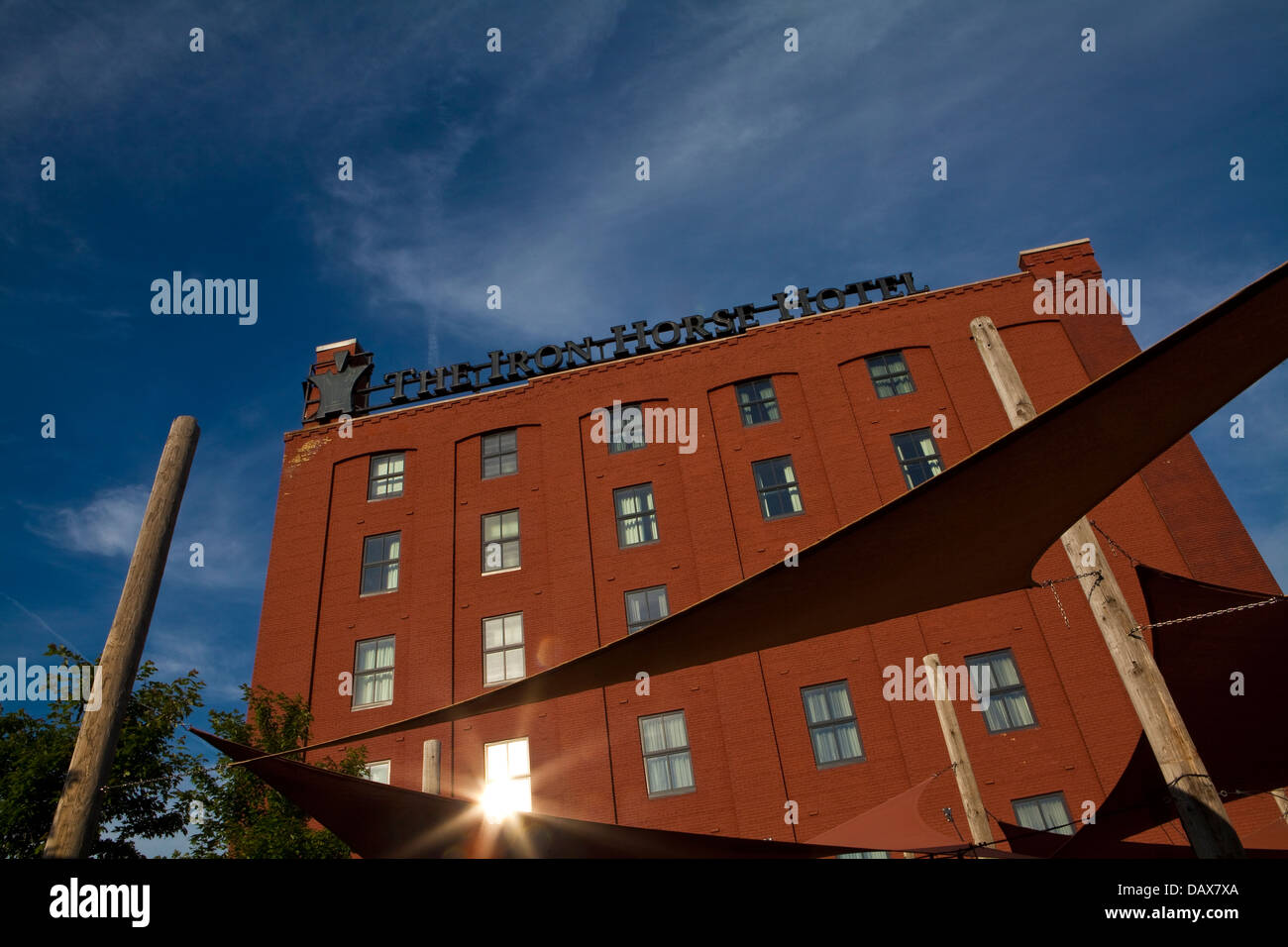 L'hôtel Iron Horse est vu à Milwaukee Banque D'Images