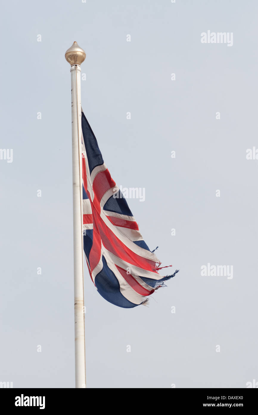 L'Union Jack flag de Grande-Bretagne Banque D'Images