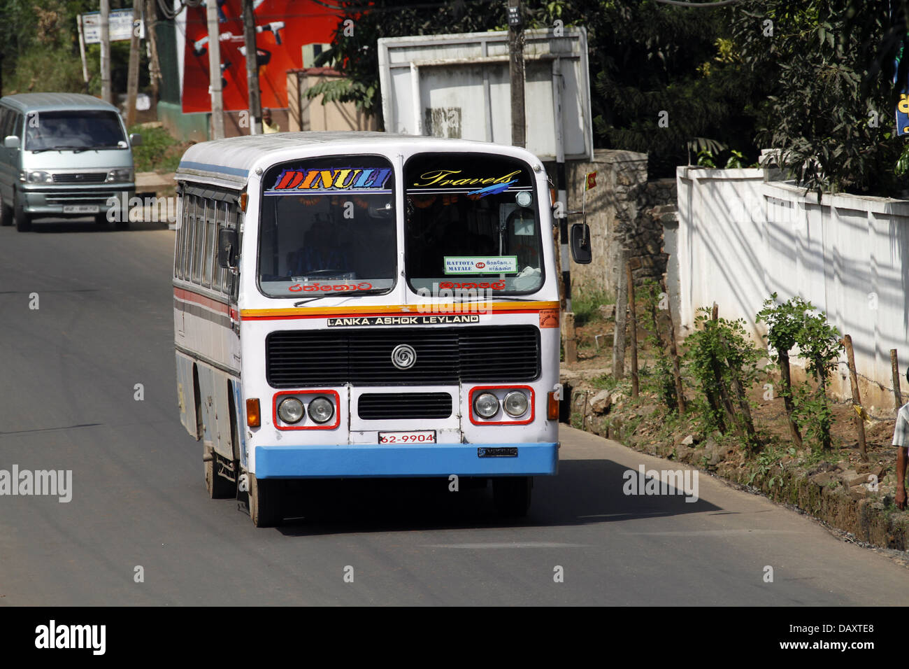 LANKA Ashok Leyland Bus- SRI LANKA 11 Mars 2013 Banque D'Images