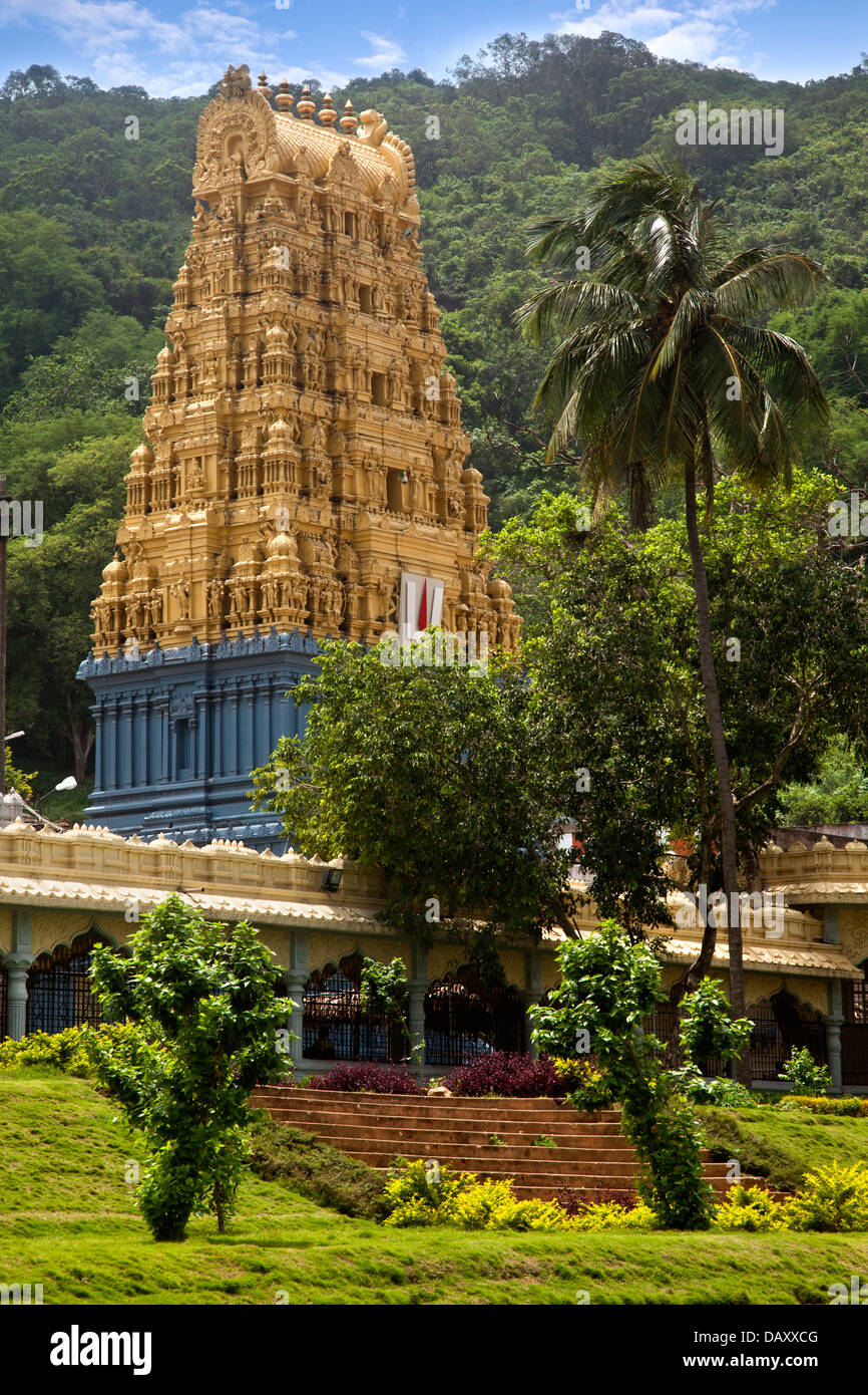Temple Simhachalam, Simhachalam, Visakhapatnam, Andhra Pradesh, Inde Banque D'Images