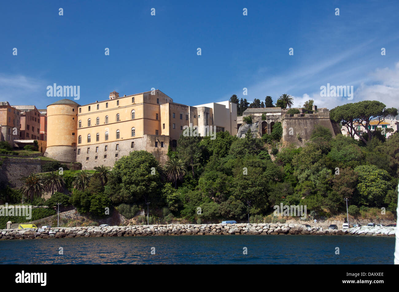 Palais du Gouverneur Bastia Corse France Banque D'Images