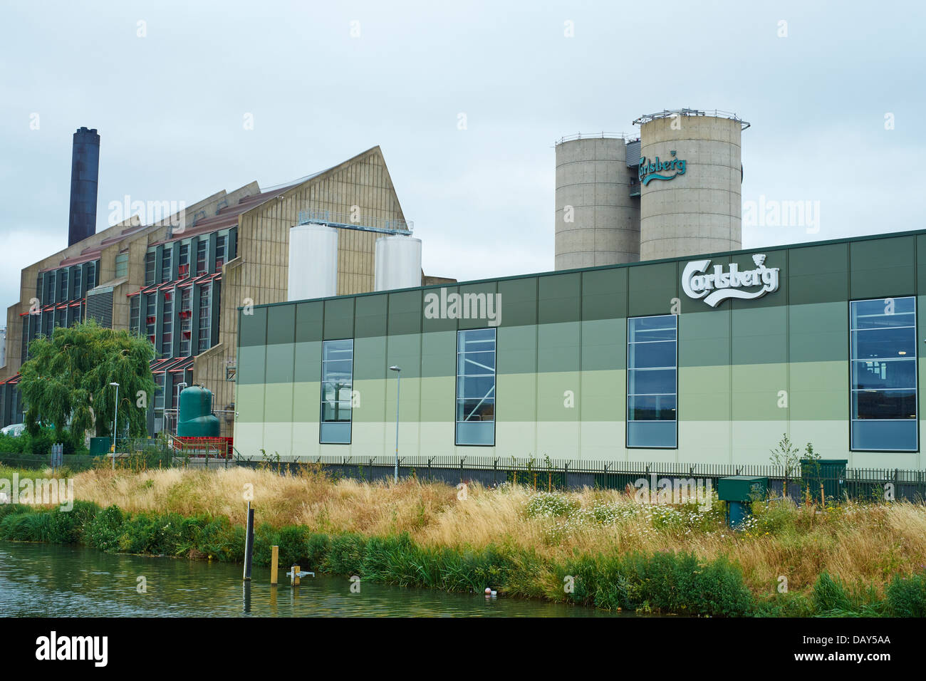 L'usine de la rue du Pont Carlsberg Northampton Northamptonshire UK Banque D'Images