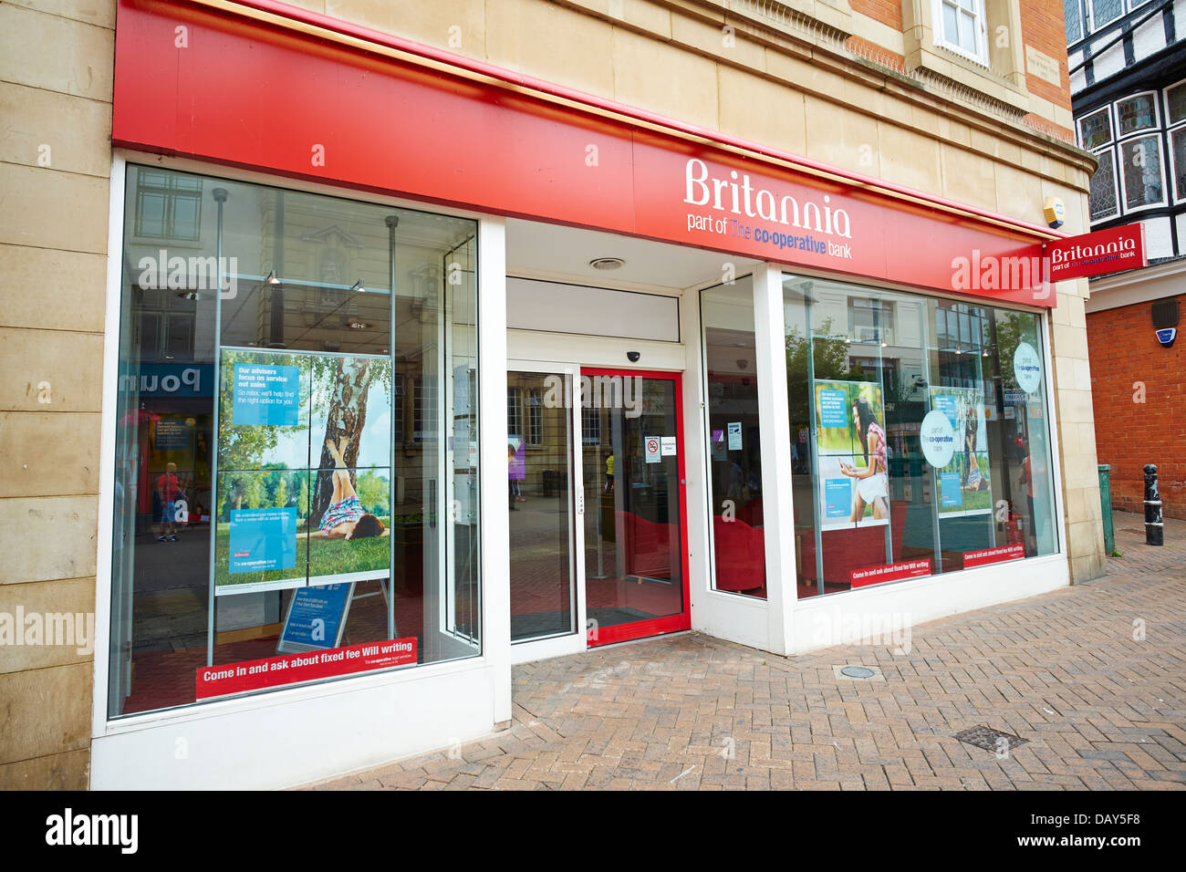 La Direction générale de la construction de la société Britannia Abington Street Northampton Northamptonshire UK Banque D'Images