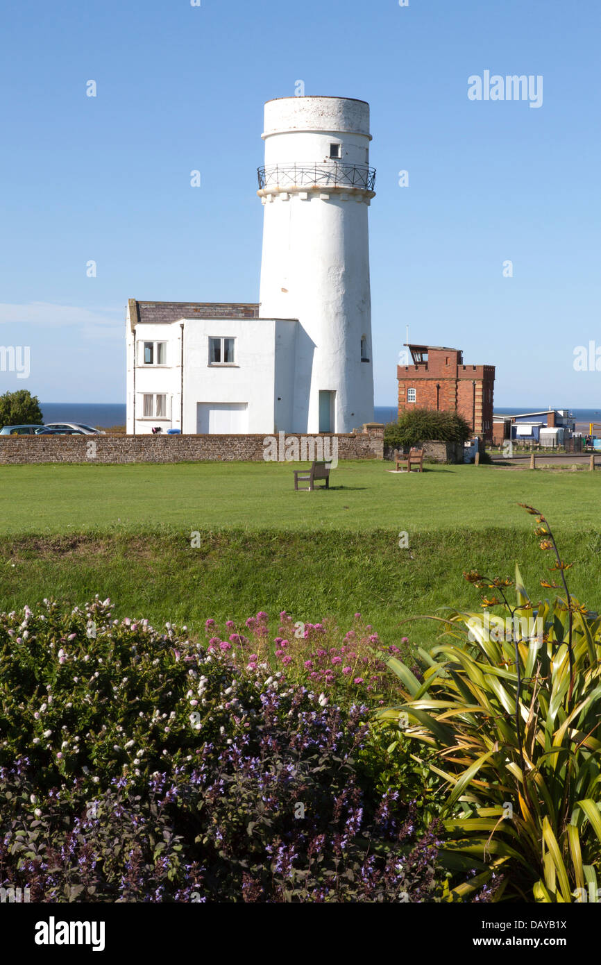 Le vieux phare de Hunstanton, Hunstanton, Norfolk, Angleterre, Royaume-Uni Banque D'Images