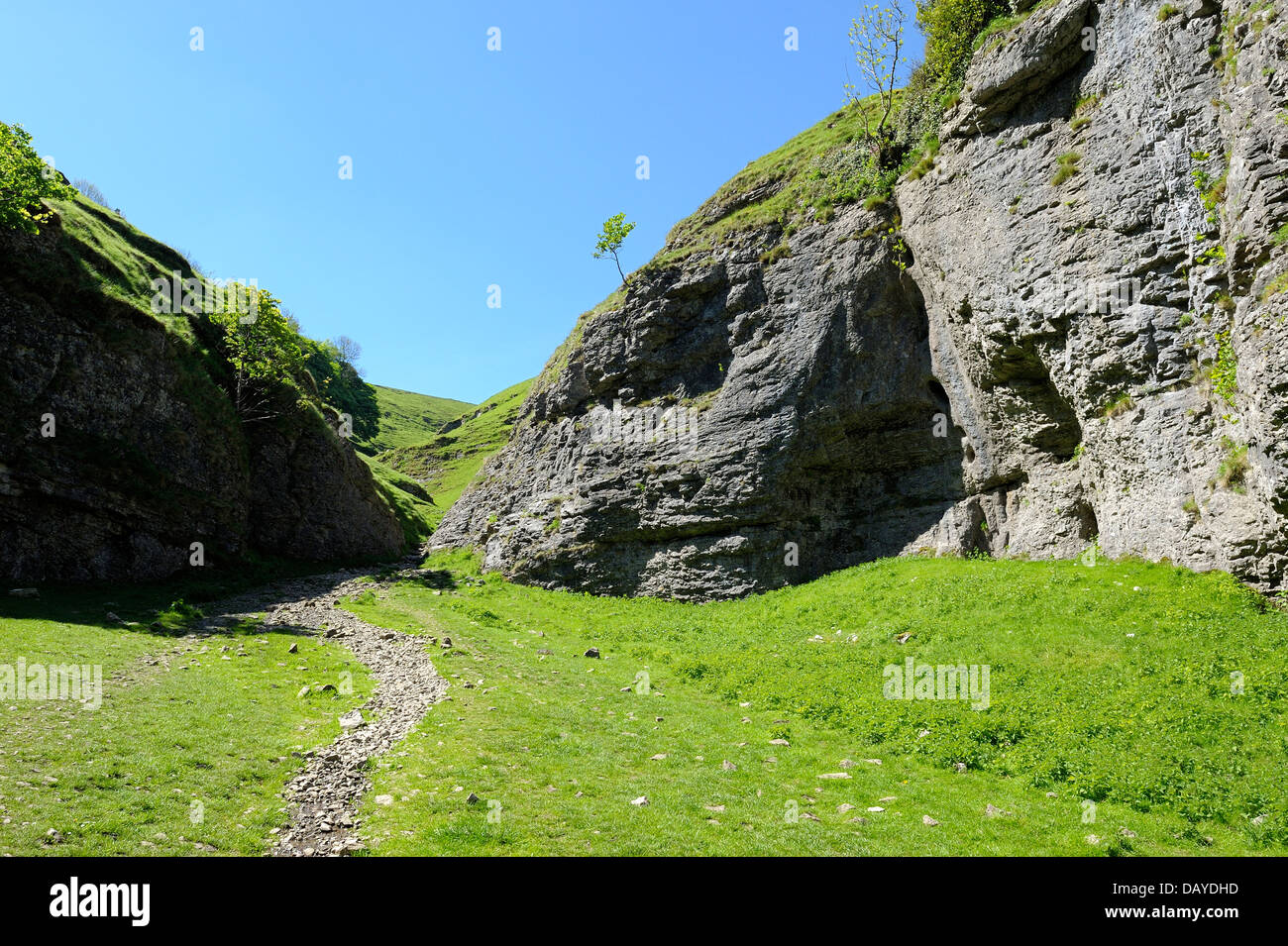 Cave dale Derbyshire peak district England uk Banque D'Images