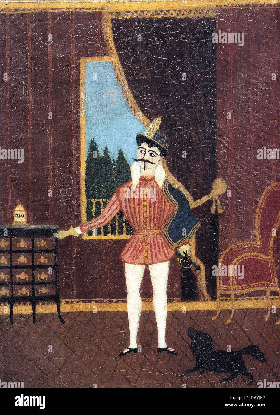 Henri Rousseau le Douanier Rousseau - Le petit chevalier, Don Juan 1880 Banque D'Images