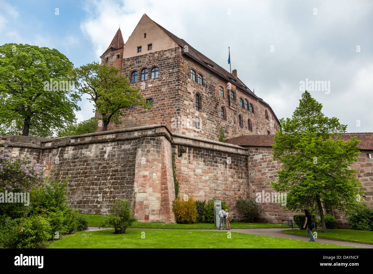 Château, Nuremberg, Allemagne, Europe. Banque D'Images