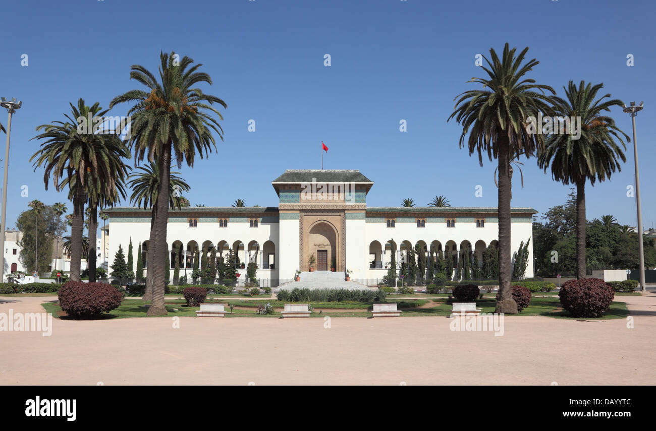 Bâtiment public à Casablanca, Maroc, Afrique du Nord Banque D'Images