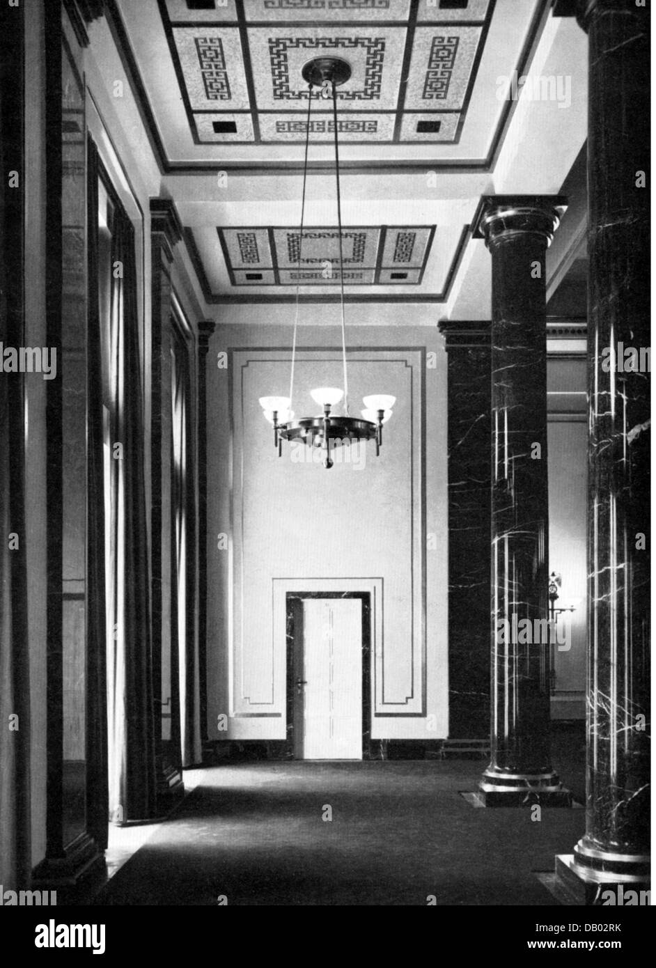 La nouvelle chancellerie du reich, 1939 Banque de photographies et d