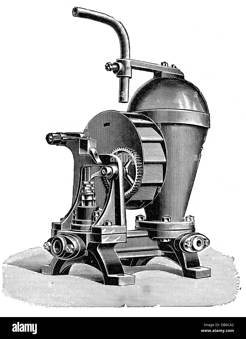 technics, pompes à eau / conduites d'eau / approvisionnement en eau / irrigation, vérin hydraulique, schéma, gravure en bois, fin du XIXe siècle, 19e siècle, machine, machines, pompe, pompes, pompe à eau, ingénierie, technique, technologie, technologies, principe fonctionnel, historique, historique, droits additionnels-Clearences-non disponible Banque D'Images