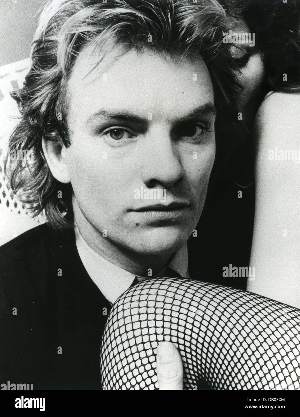 STING Promotional photo de musicien à propos de 1983 au Royaume-Uni Banque D'Images