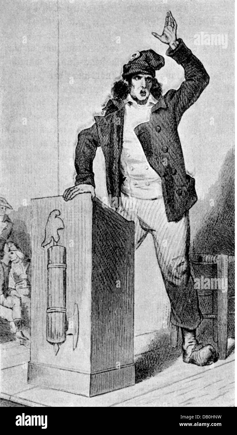 French Revolution 1789 - 1799, droits-supplémentaires-Clearences-non disponible Banque D'Images