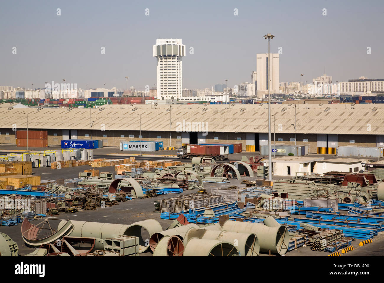 Le port islamique de Djeddah, comme il est connu officiellement, au Moyen-Orient, Jeddah, Arabie saoudite. Banque D'Images
