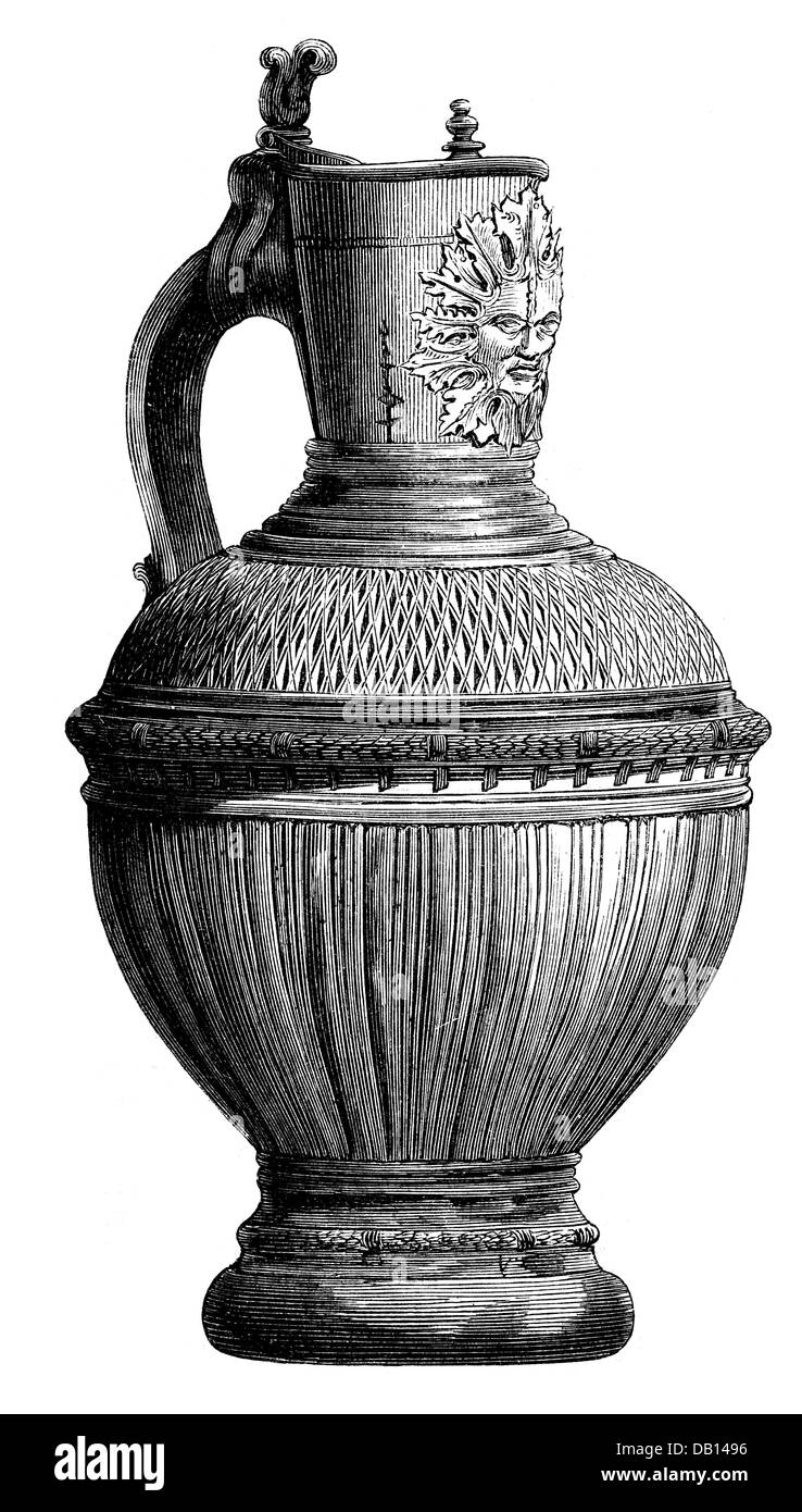 Maison, récipients à boire, plats, couverts, carafe avec poignée, XVIe siècle, gravure en bois, XIXe siècle, XVIe siècle, graphique, graphiques, récipient, récipients, carafe, cruches, pot, bocaux, poignée, poignées, poignées, poignées, maison, foyers, bocaux, bocaux, vaisselle, vaisselle, pots, faïence, grès, vaisselle, céramique, céramique-non-disponible, céramique-historique-droits supplémentaires, Clearences, céramique-disponible Banque D'Images Maison, récipients à boire, plats, couverts, carafe avec poignée, XVIe siècle, gravure en bois, XIXe siècle, XVIe siècle, graphique, graphiques, récipient, récipients, carafe, cruches, pot, bocaux, poignée, poignées, poignées, poignées, maison, foyers, bocaux, bocaux, vaisselle, vaisselle, pots, faïence, grès, vaisselle, céramique, céramique-non-disponible, céramique-historique-droits supplémentaires, Clearences, céramique-disponible Banque D'Images