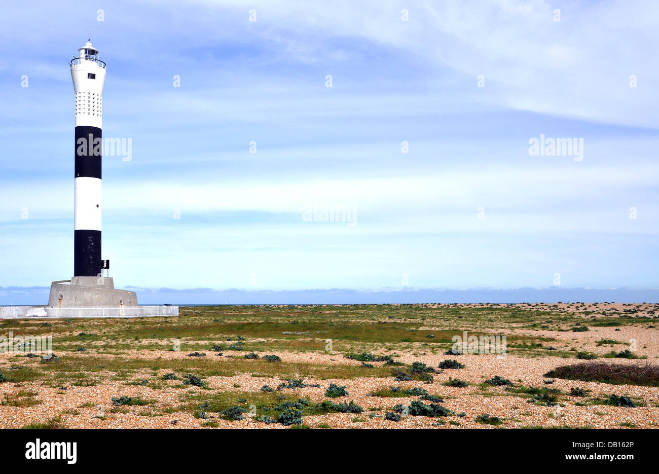 Phare de travail à Dungeness, Kent Banque D'Images