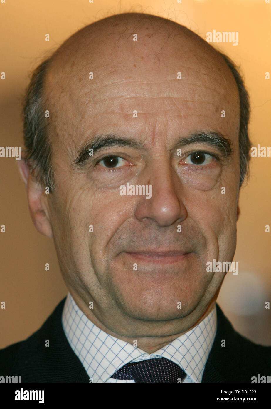 L'ancien premier ministre français Alain Juppé, Maire de Bordeaux, que l'on voit dans l'hôtel de ville de Fribourg, Allemagne, le 14 décembre 2007. Juppé a l'intention de copier la politique environnementale pour sa ville natale. Photo : PATRICK SEEGER Banque D'Images