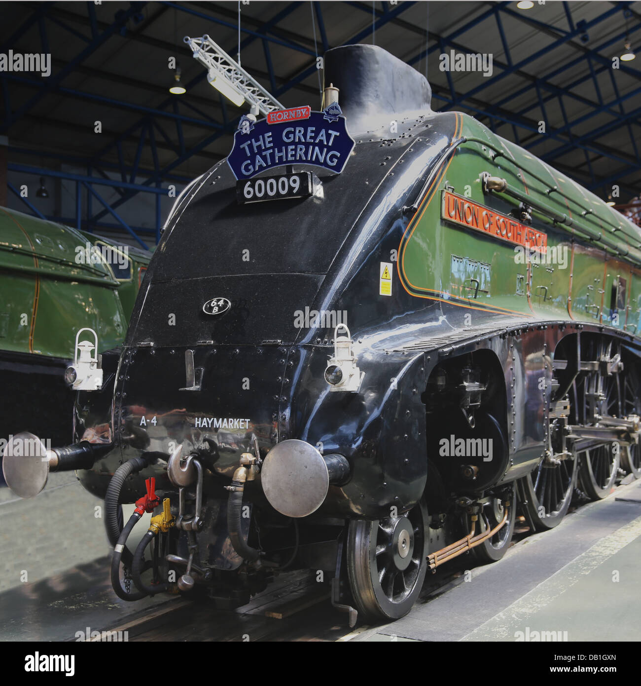 A4 Pacific 4-6-2 locomotive Union de l'Afrique du Sud dans le cadre du grand rassemblement au National Railway Museum, York Banque D'Images