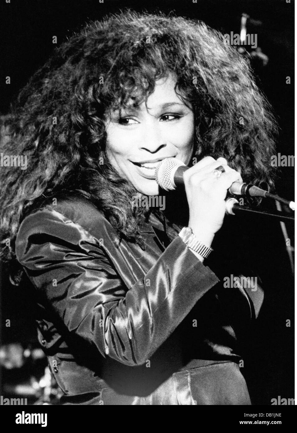 Chaka Khan, * 23.3.1953, musicien américain, chanteuse, pendant la scène, Mussbach, 1994, Banque D'Images