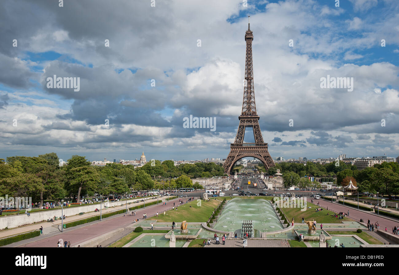 La Tour Eiffel, Paris, France Banque D'Images