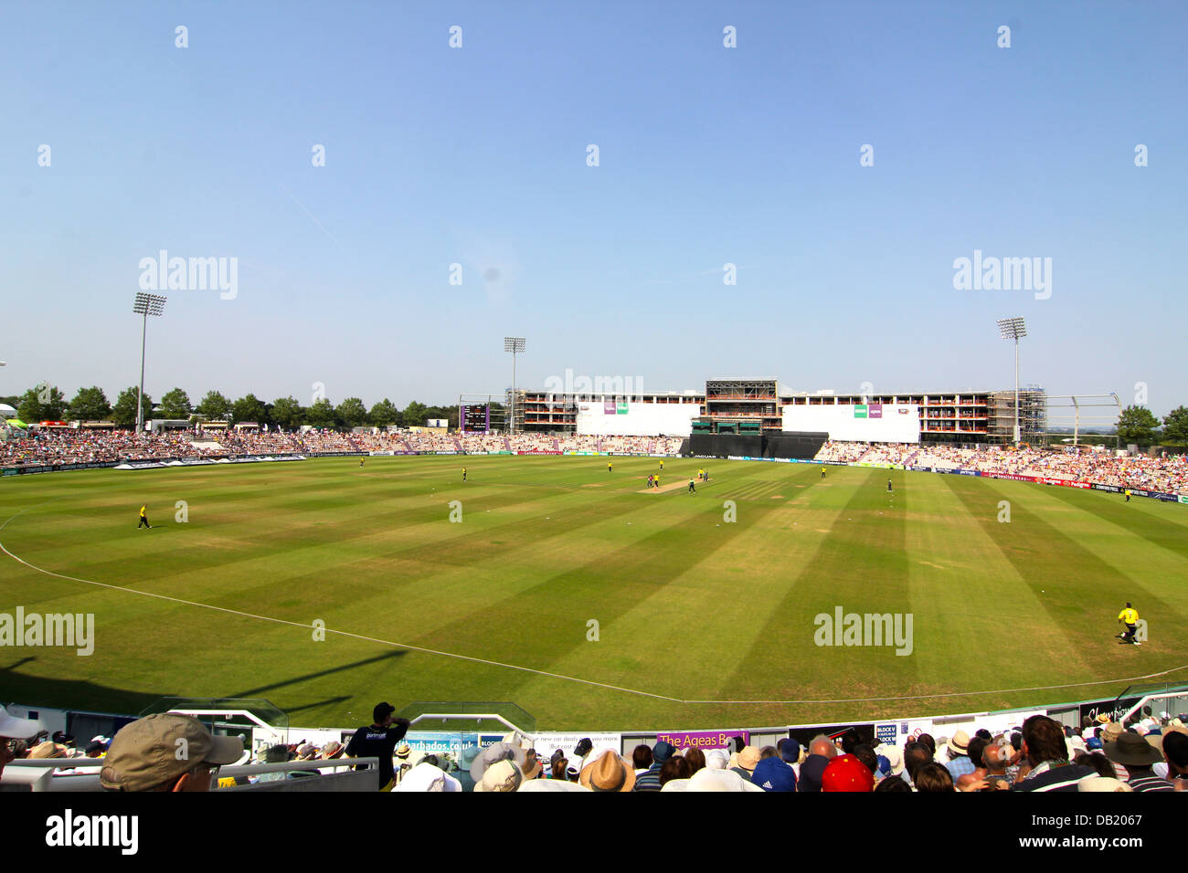 Foule à Hampshire Royals et Kent Vingt Spitfire20 match, Ageas Bowl, Southampton, England, UK Banque D'Images