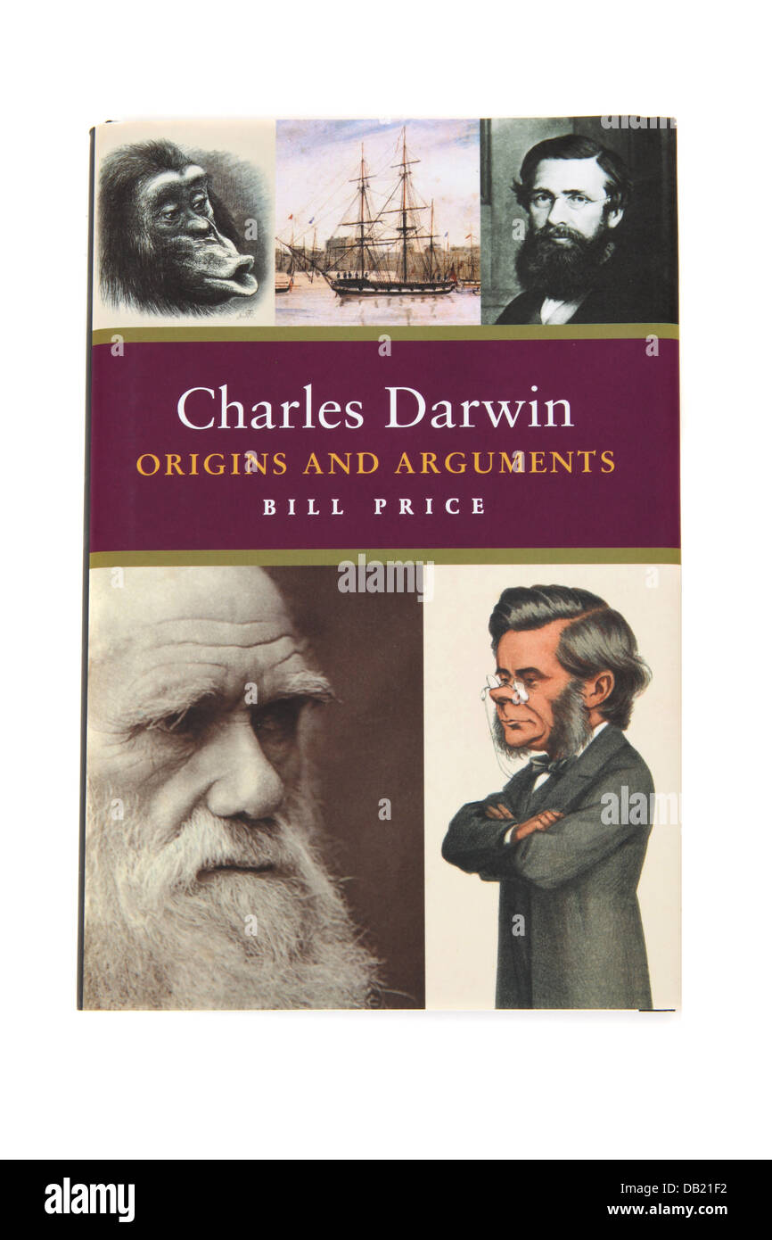 Un livre sur Charles Darwin par Bill Price. Banque D'Images