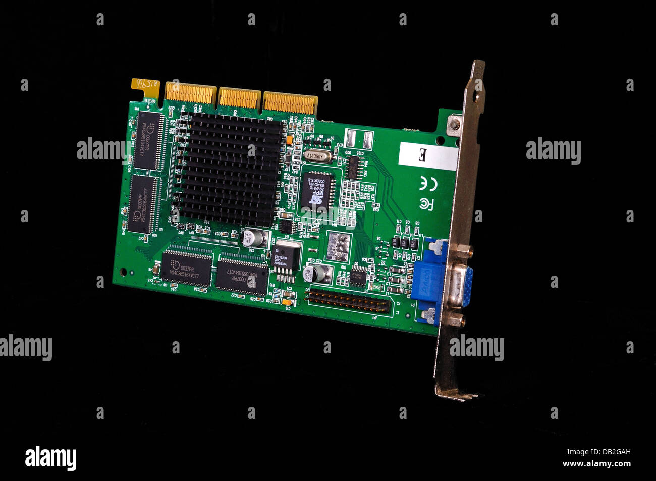 Carte PCI Express carte graphique VGA, Angleterre, Royaume-Uni, Europe de l'Ouest. Banque D'Images