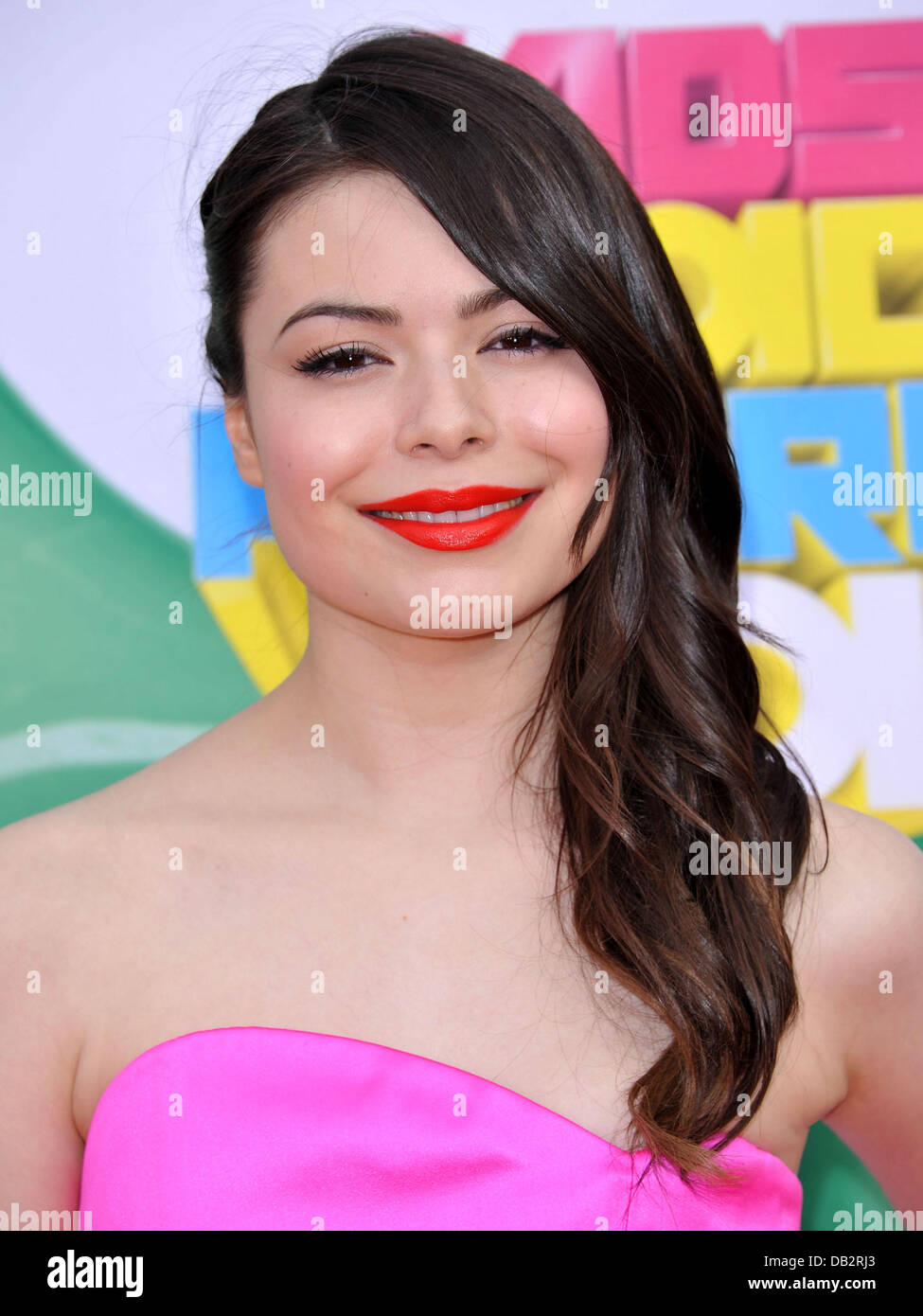 Miranda Cosgrove Nickelodeon's Kids Choice Awards 2011 qui a eu lieu à USC Galen Center de Los Angeles, Californie - 02.04.11 Banque D'Images