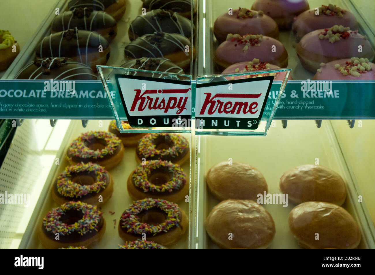 Distributeur automatique de beignes Krispy Kreme. Banque D'Images