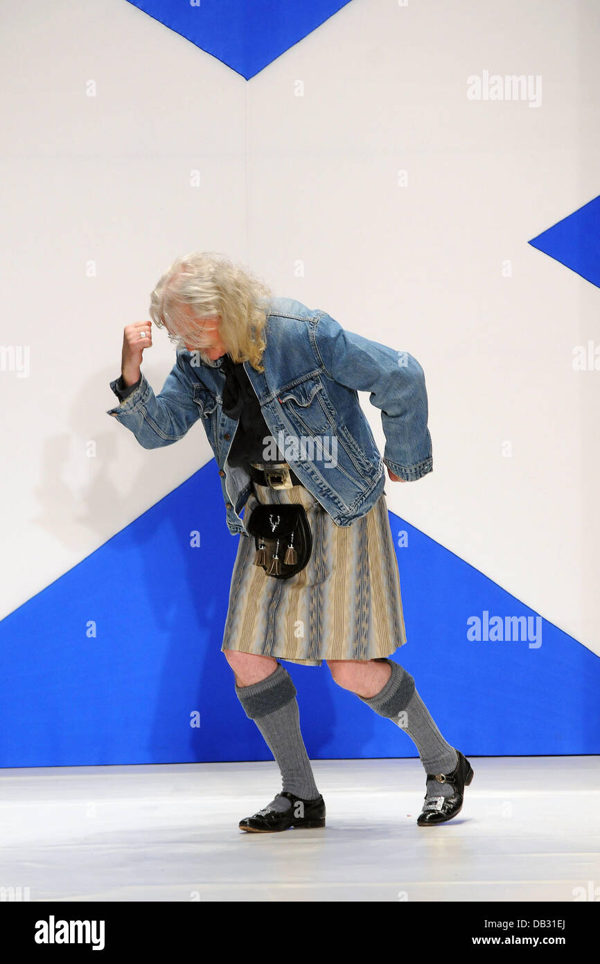 Billy Connolly 'Dressed 9e édition annuelle de Kilt' charity fashion show au Hammerstein Ballroom. La ville de New York, USA - 05.04.11 Banque D'Images