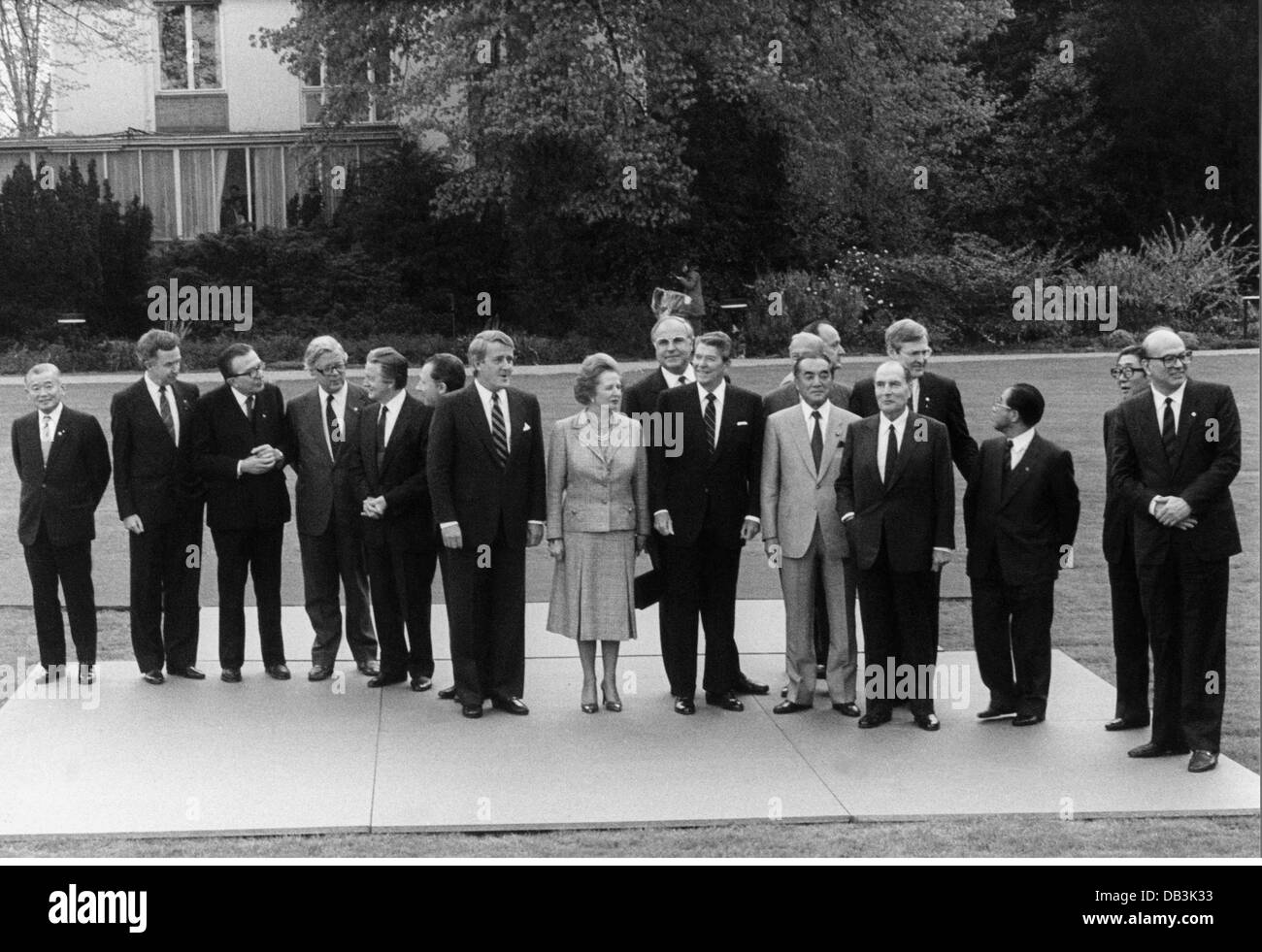 Politique, conférences, sommet du G7, Bonn, Allemagne de l'Ouest, 2.- 4.5.1985, droits additionnels-Clearences-non disponible Banque D'Images
