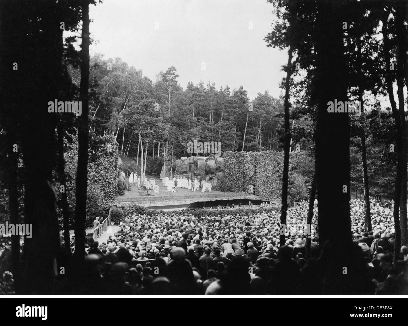 théâtre, opéra, 'Parsifal', par Richard Wagner, spectacle à l'Opéra forestier, Sopot, 1928, droits additionnels-Clearences-non disponible Banque D'Images