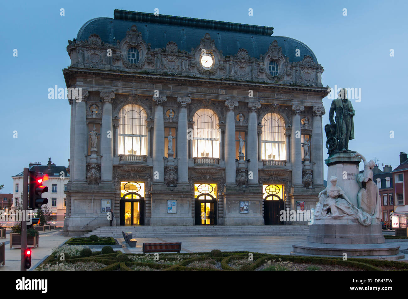 Europe, France, Nord Pas de Calais, Calais Grand Theatre Banque D'Images
