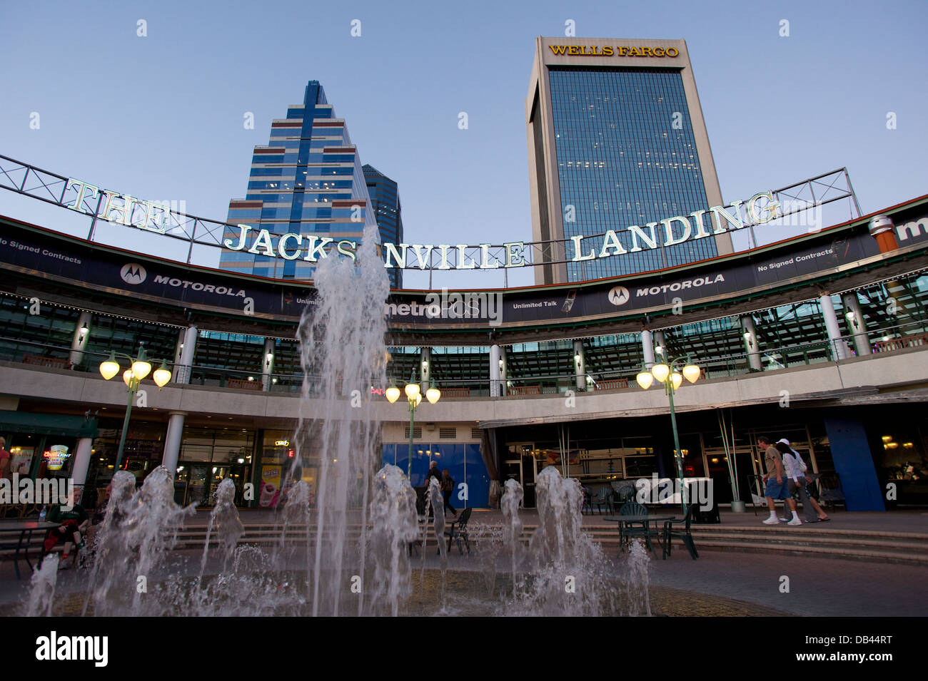 Jacksonville Landing Banque D'Images