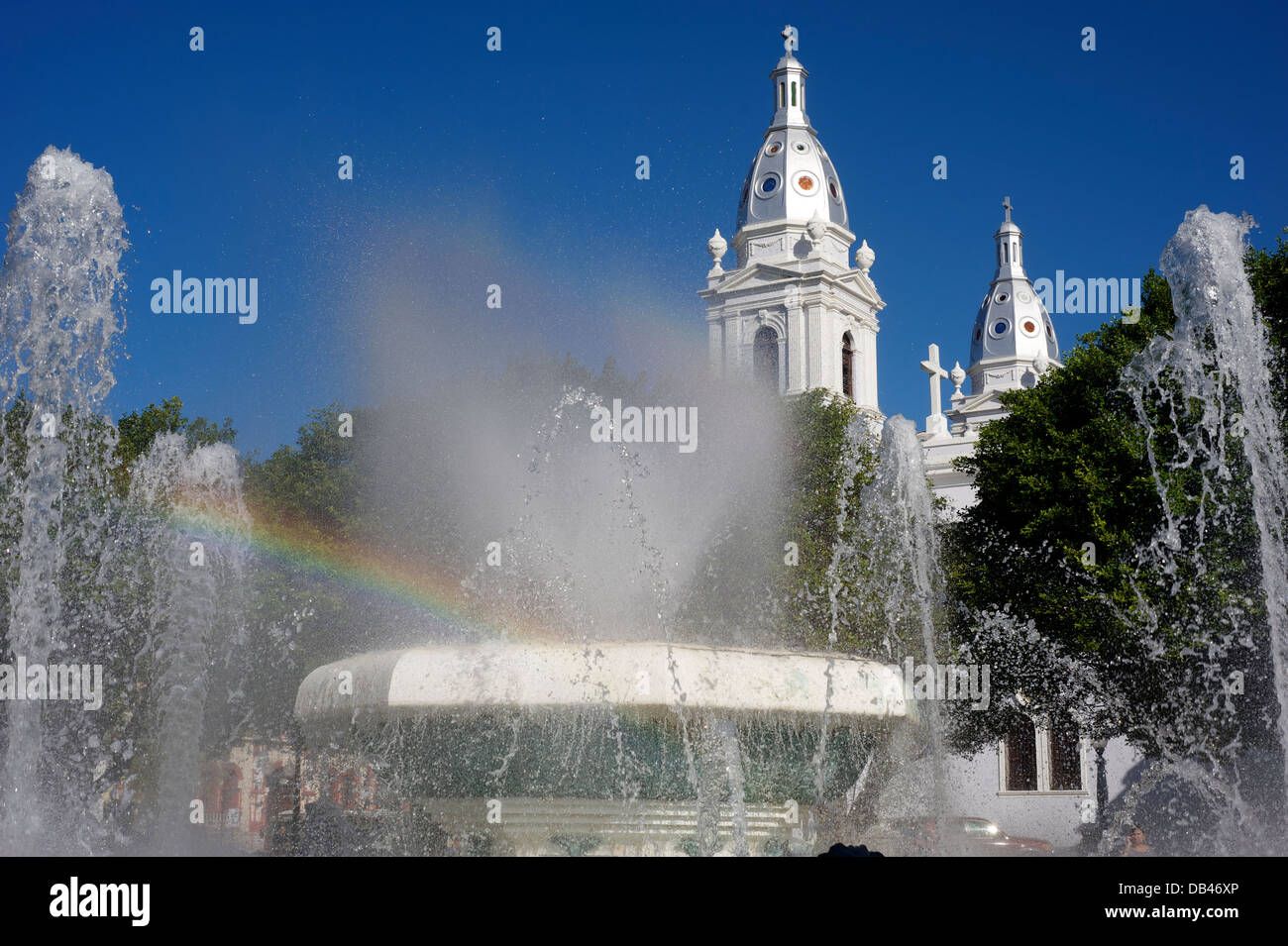 Plaza de las Delicias, Ponce, Porto Rico Banque D'Images