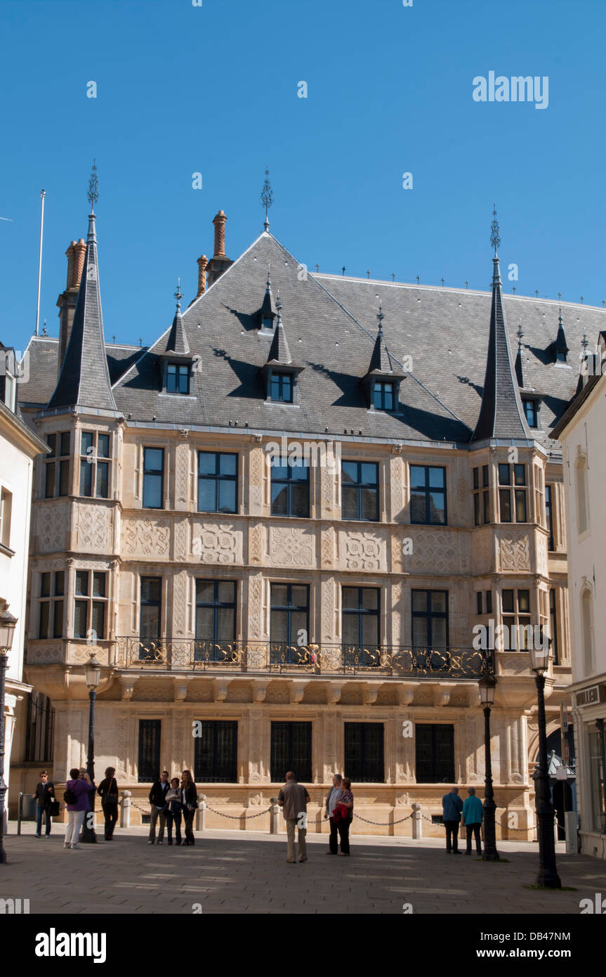 L'Europe, Luxembourg-ville, Palais grand-ducal Banque D'Images