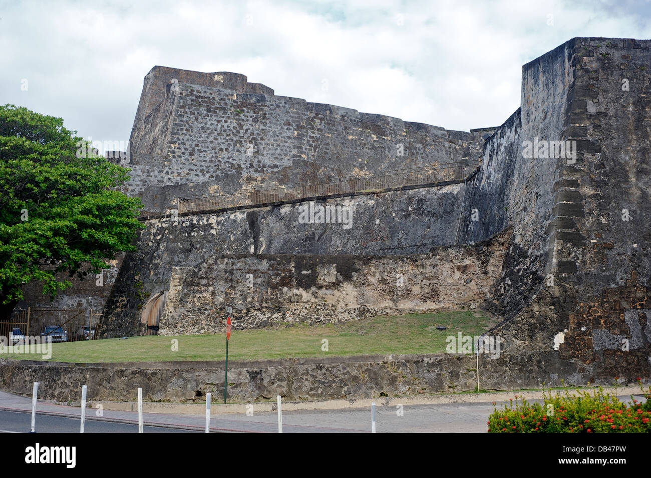 Château de San Cristobal, Old San Juan, Puerto Rico Banque D'Images