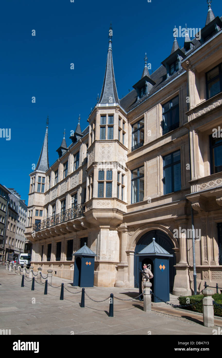 L'Europe, Luxembourg-ville, Palais grand-ducal Banque D'Images