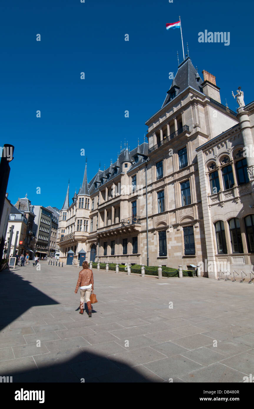 L'Europe, Luxembourg-ville, Palais grand-ducal Banque D'Images