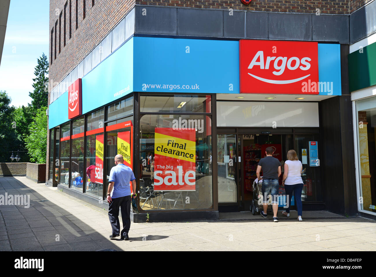 Magasin Argos, vieille fondant Mall, Basingstoke, Hampshire, England, United Kingdom Banque D'Images