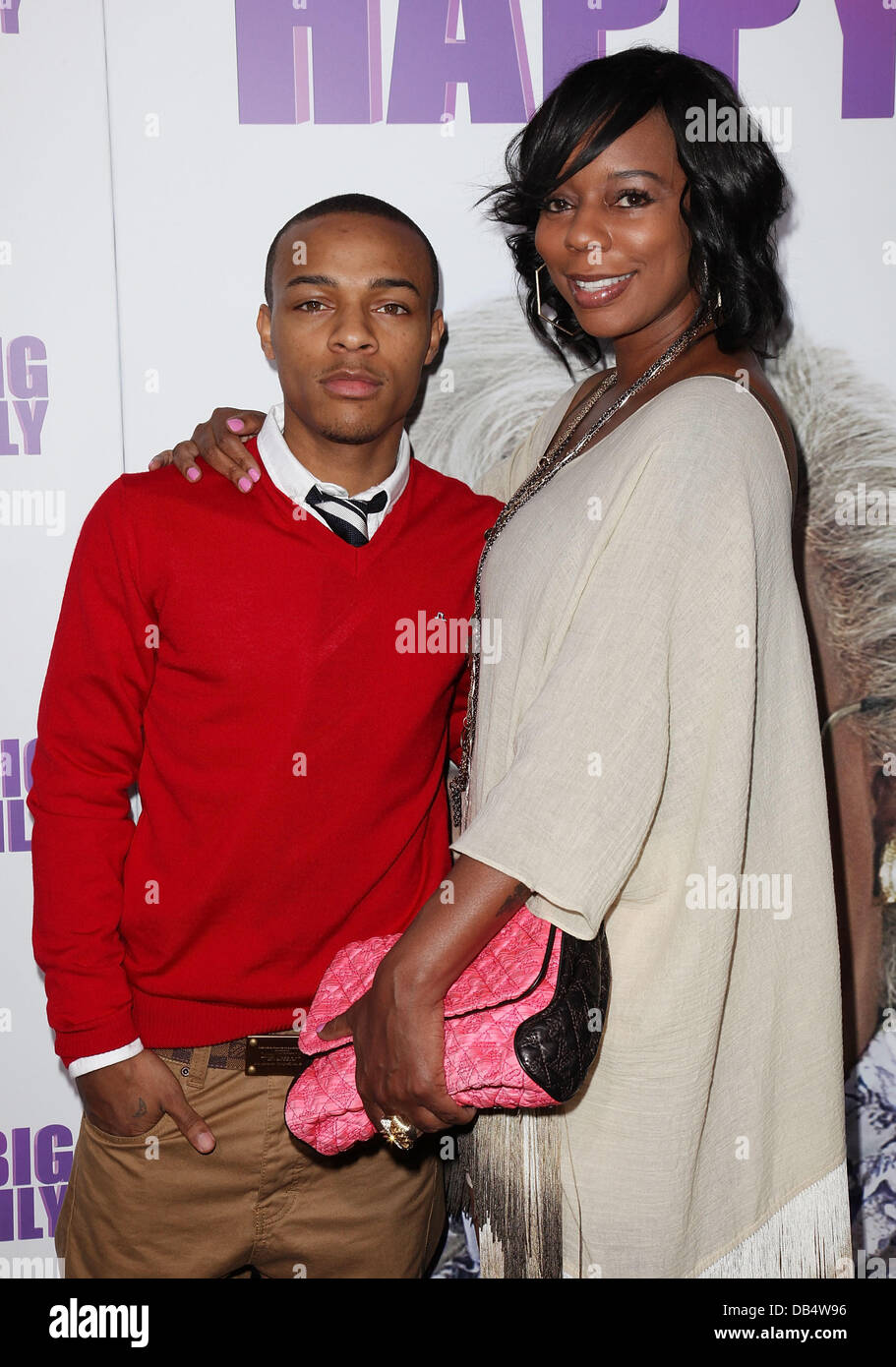 Bow Wow' 'Shad Moss et sa mère Teresa Caldwell Los Angeles Premiere de